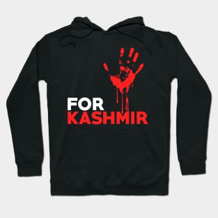 Raise Your Voice For Kashmir, Go Out From Kashmir Slogan Hoodie